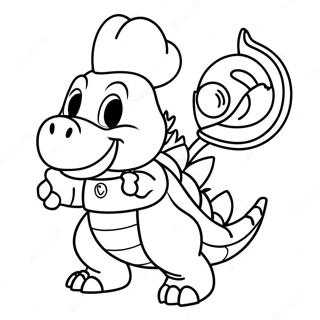 Bowser Jr Coloring Page | Bowser Jr coloring page