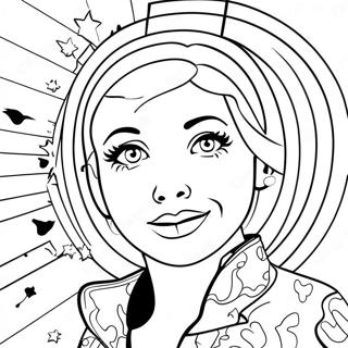 Pop Art Coloring Page | Pop Art coloring page
