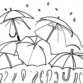 April Regn Bring Maj Blomster Malebøger