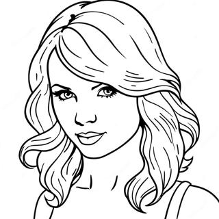 Taylor Swift Speak Now Coloring Page | Taylor Swift Speak Now coloring page