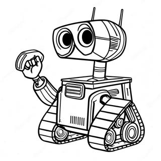 Wall E Coloring Page | Wall E coloring page