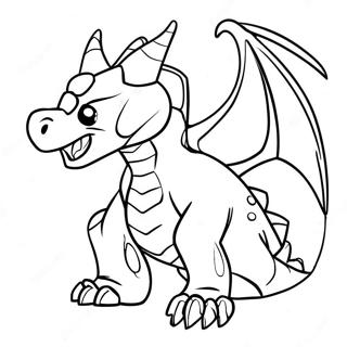 Dragonoid Bakugan Coloring Page | Bakugan coloring page