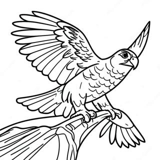 Peregrine Falcon Coloring Page | Peregrine Falcon coloring page