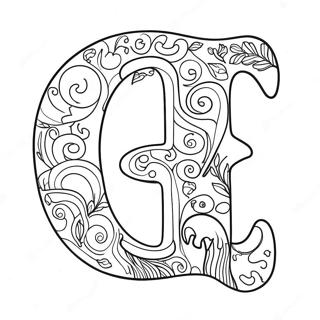 Playful Letter P Coloring Page | Letter P coloring page