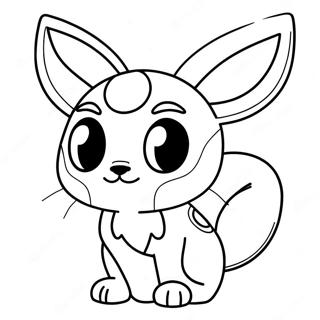 Umbreon Coloring Page | Umbreon coloring page