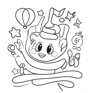 Wiggles Coloring Page | Wiggles coloring page