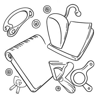 Tools Coloring Page | Tools coloring page