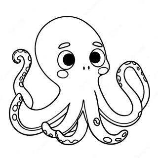 Pulpo Páginas para Colorear