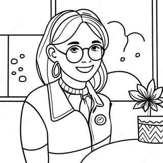 Vsco Preppy Aesthetic Coloring Page | Vsco Preppy coloring page