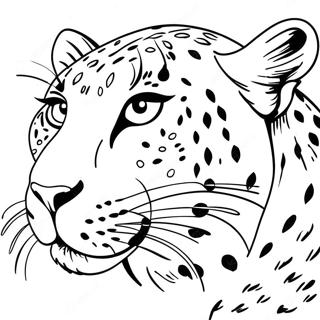 Leopard Coloring Page | Leopard coloring page