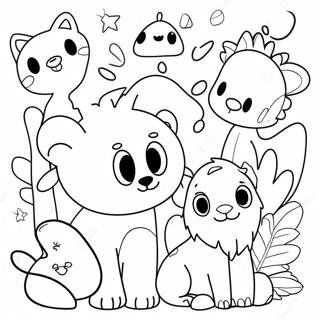 Colagem Páginas para Colorir