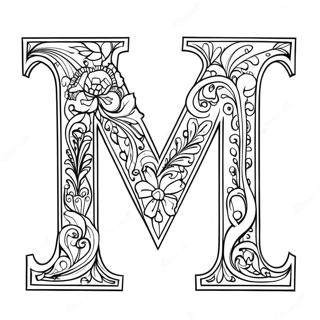 Letter M Coloring Pages