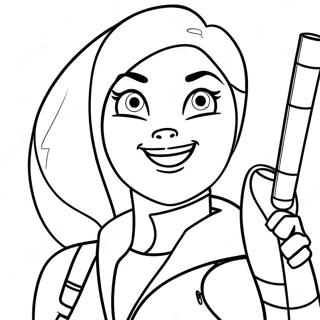 Kim Possible Coloring Page | Kim Possible coloring page