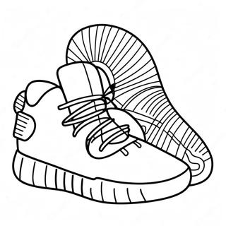 Yeezy Shoe Coloring Page | Yeezy Shoe coloring page