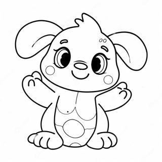Cute Cartoon Obj Coloring Page | Obj coloring page