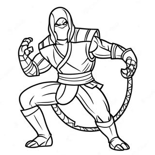 Schorpioen Mortal Kombat Kleurplaten