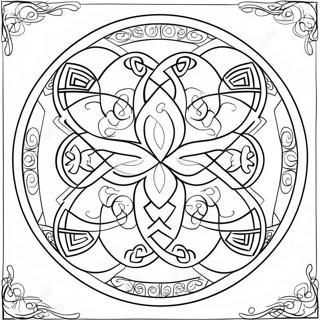 Celtic Knot Coloring Page | Celtic coloring page