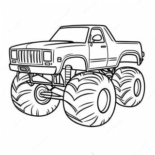 Monster Jam Kleurplaten