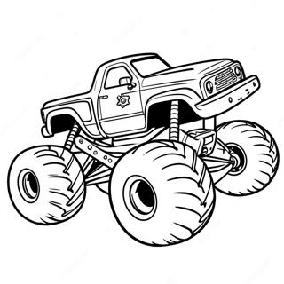 Monster Jam Kleurplaten