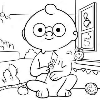 Self Control Coloring Page | Self Control coloring page