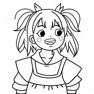 Himiko Toga Coloring Page | Himiko Toga coloring page