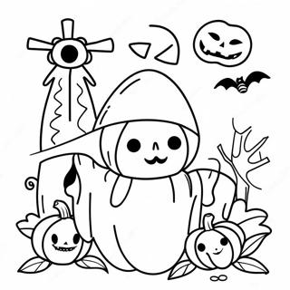 Christian Halloween Coloring Page | Christian Halloween coloring page