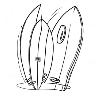 Surfboard Coloring Page | Surfboard coloring page