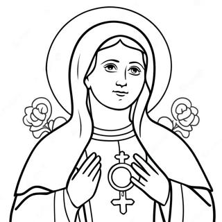 Catholic Coloring Page | Catholic coloring page