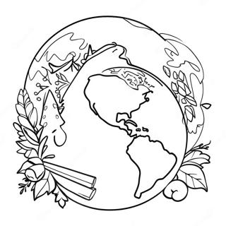 Christmas Around the World Coloring Page | Christmas Around the World coloring page