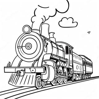 Choo Choo Charles Coloring Page | Choo Choo Charles coloring page