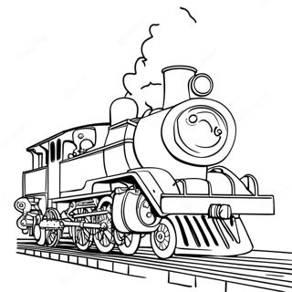Choo Choo Charles Halaman Mewarnai