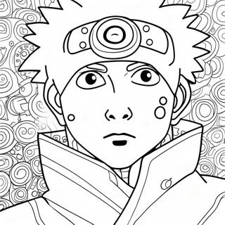 Obito Uchiha Coloring Page | Obito coloring page