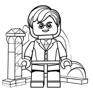 Lego Harry Potter Coloring Page | Lego Harry Potter coloring page