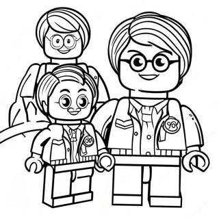 Lego Harry Potter Coloring Pages