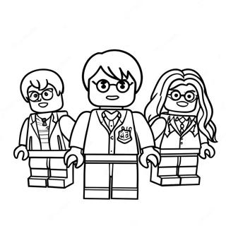Lego Harry Potter Målarbilder