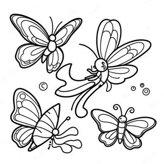 Butterfly Life Cycle Stages Coloring Page | Butterfly Life Cycle coloring page