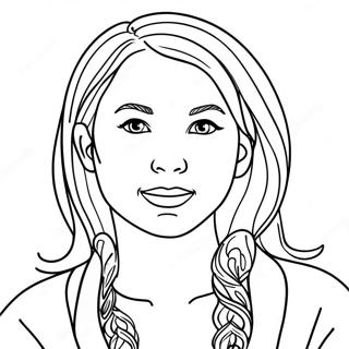 Positive Self Image Coloring Page | Self Love coloring page