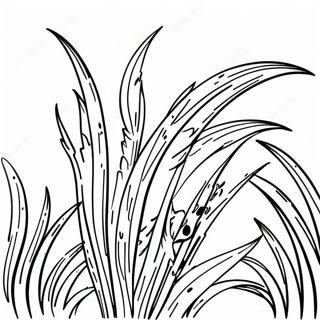 Grass Coloring Page | Grass coloring page
