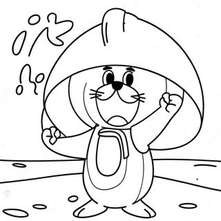 Sandy Cheeks Coloring Page | Sandy Cheeks coloring page