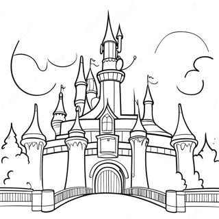 Disneyland Coloring Page | Disneyland coloring page