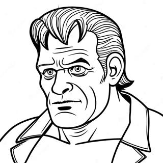 Frankenstein Monster Coloring Page | Frankenstein coloring page