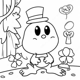 Willy's Wonderland Characters Coloring Page | Willy's Wonderland coloring page