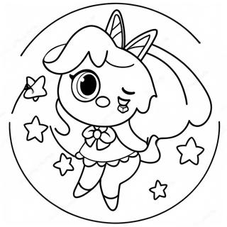 Page à colorier Étoile Papillon Magique | Page de coloriage Star contre les Forces du Mal