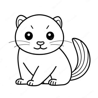 Ferret Coloring Page | Ferret coloring page