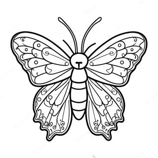 Moth Coloring Page | Moth coloring page