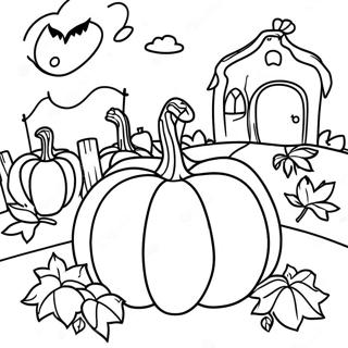 Halloween Vintage Páginas para Colorear