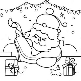 Weihnachten im Juli Ausmalbild | Weihnachten im Juli Ausmalbild