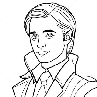 Draco Malfoy Coloring Page | Draco Malfoy coloring page