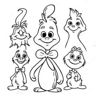 Whoville Characters Coloring Page | Whoville Characters coloring page