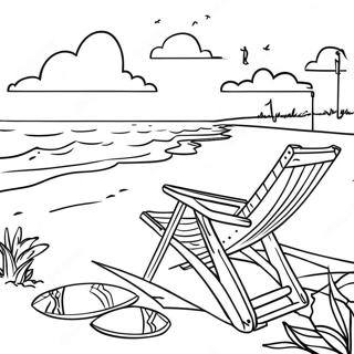 Été Pour Adultes Coloriages